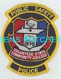 TENNESSEE,VOLUNTEER STATE COMMUNITY COLLEGE POLICE 1